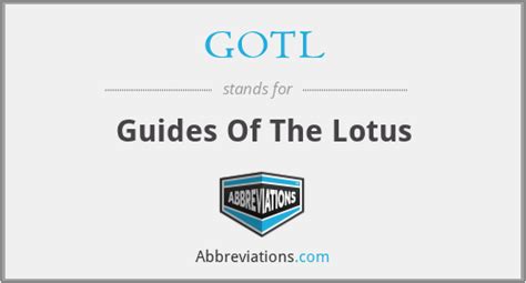 gotl meaning|GOTL Meanings .